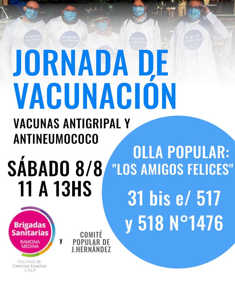 Operativo de vacunación en Hernández
