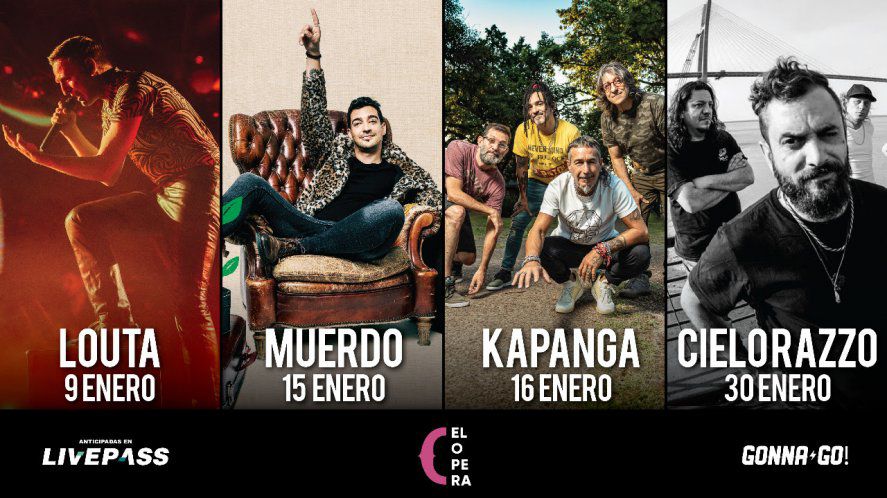 Kapanga y Cielo Razzo darán shows presenciales en La Plata